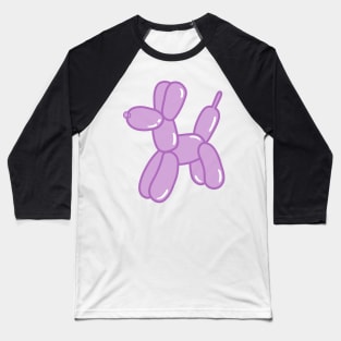 Purple Balloon Dog Baseball T-Shirt